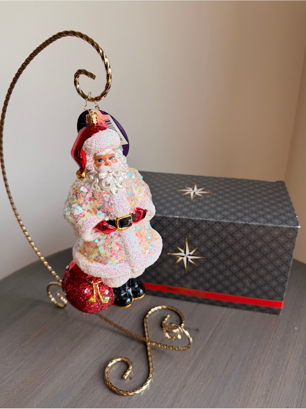 Retired Christopher Radko “Bling In The Joy” Ornament 1016643 Pre-Owned w/Box